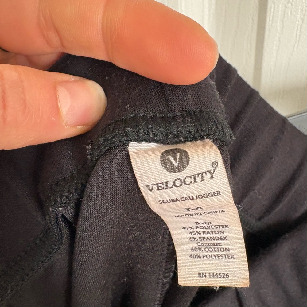 Velocity Black Scuba Joggers - Picture 3 of 4